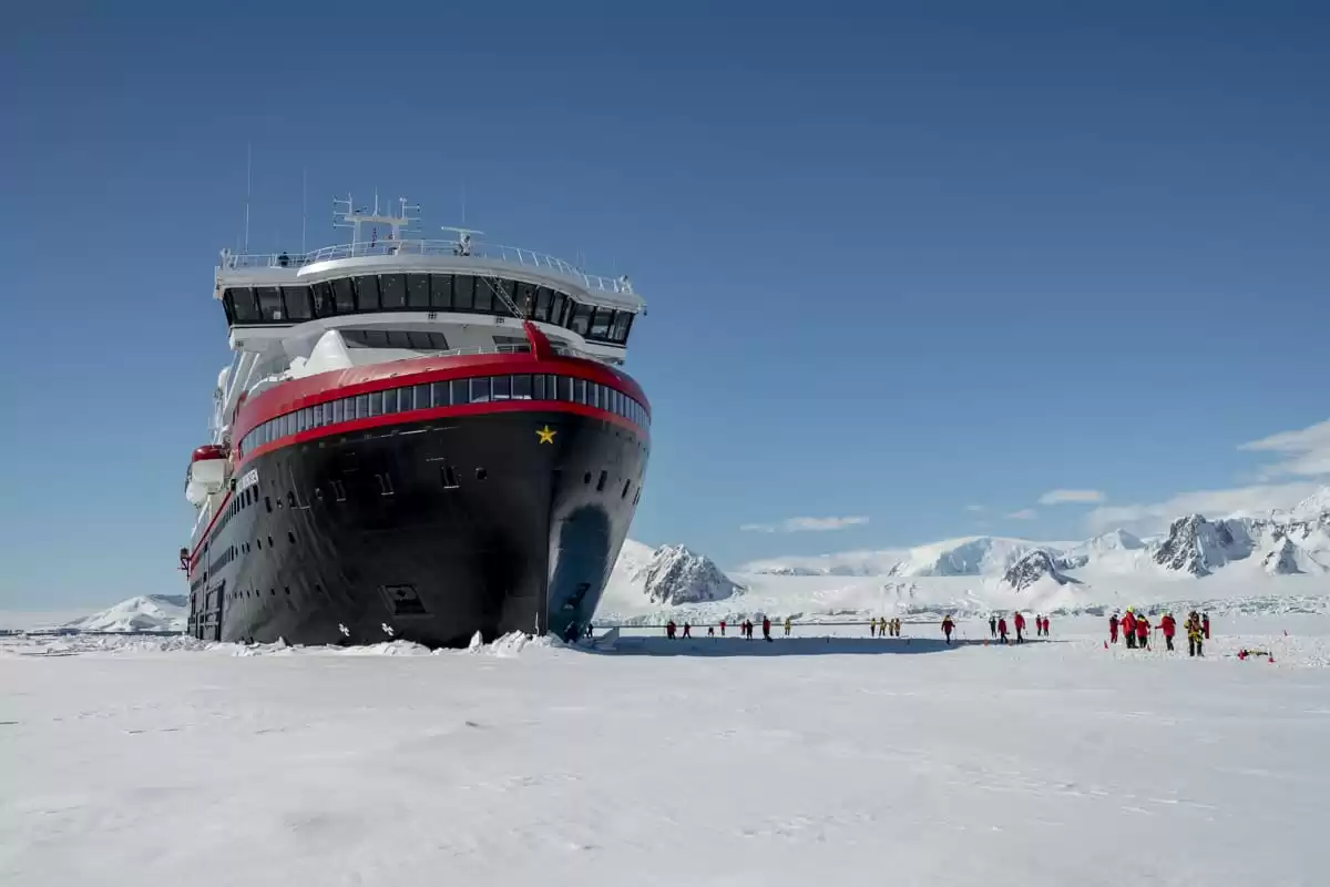 le MS Roald Amundsen :  cabine 21