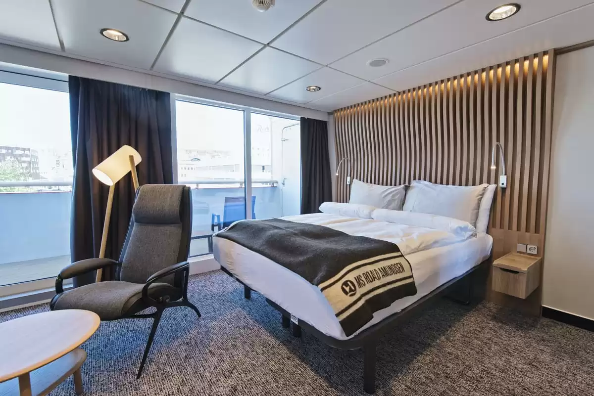 le MS Roald Amundsen :  cabine 59