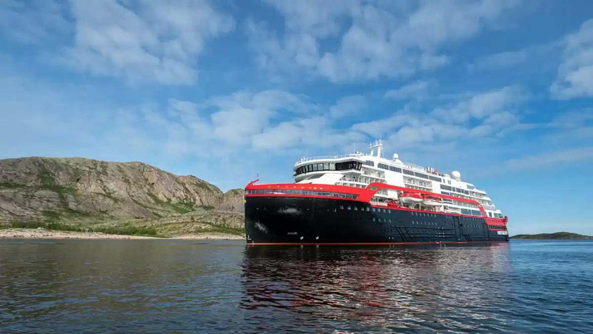 le MS Roald Amundsen :  cabine 66