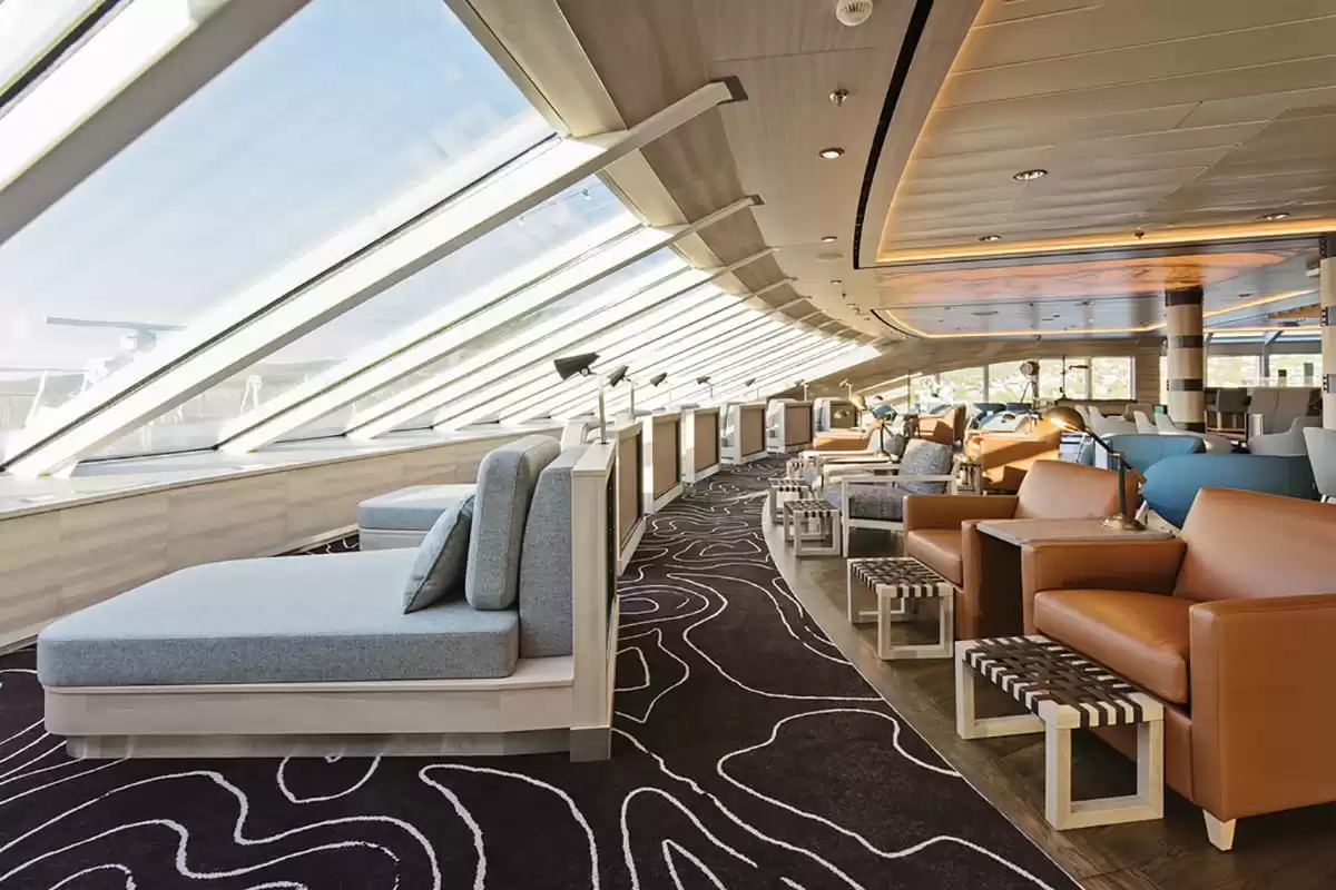 le MS Roald Amundsen :  cabine 73