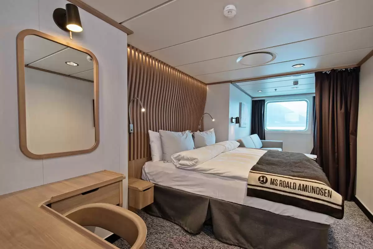 le MS Roald Amundsen :  cabine 93