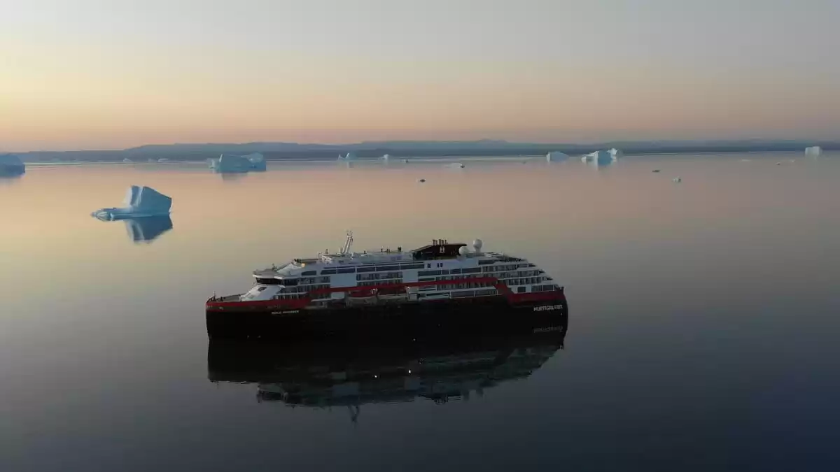 le MS Roald Amundsen :  cabine 4
