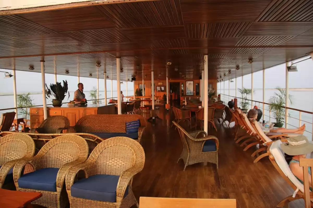 le R/V Kindat Pandaw :  cabine 1