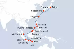 Croisière Oceania Cruises au départ de Tokyo : 5 offres et promos