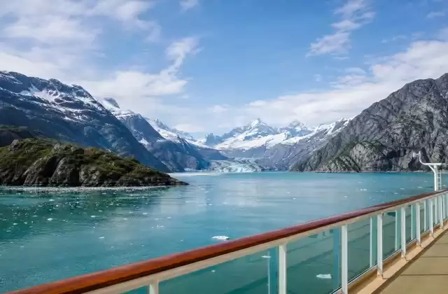 Depuis le pont à Glacier Bay