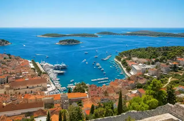 Depuis la forteresse de Hvar