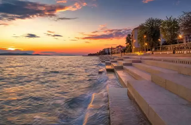 Depuis les quais de Zadar