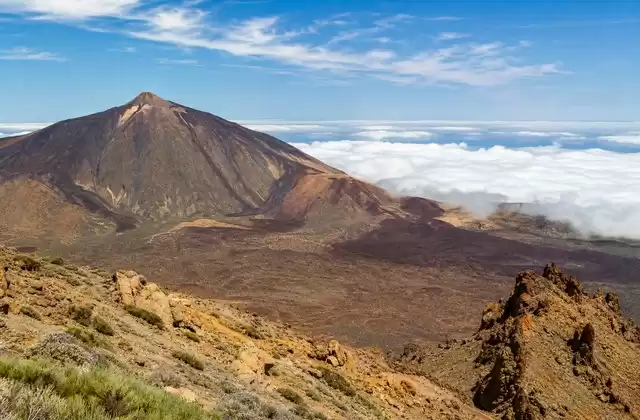Depuis le Teide à Tenerife