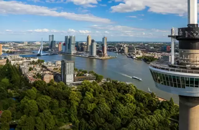 Depuis l’Euromast à Rotterdam