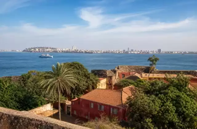 Depuis le Castel de Gorée