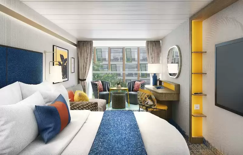Cabine infinite avec balcon et vue sur Central Park