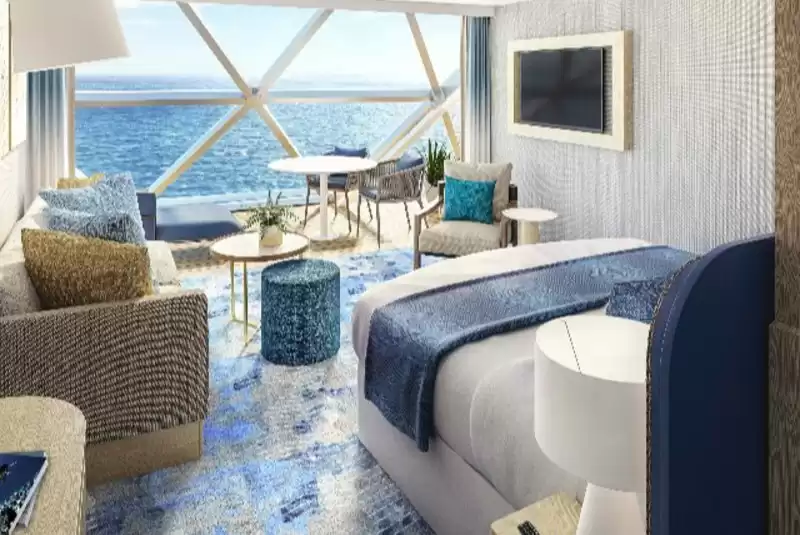 Suite avec vue panoramique sur la mer (sans balcon)