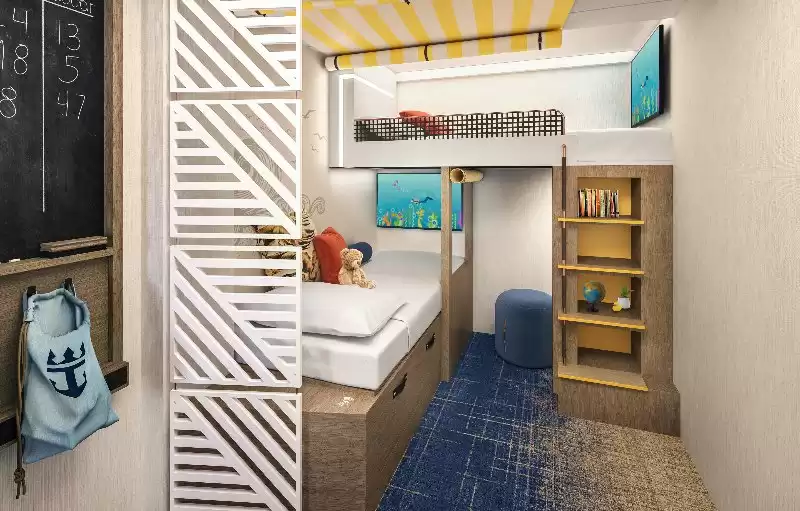 Cabine infinite familiale avec vue sur la mer et balcon