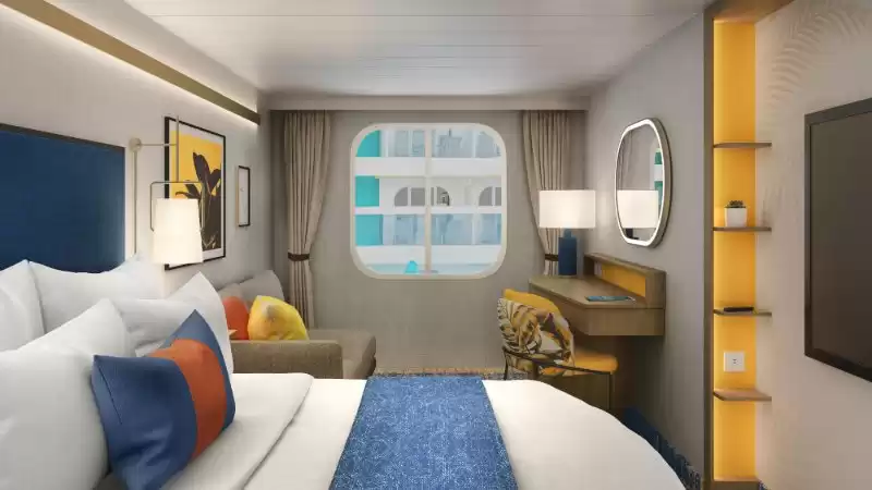Cabine familiale intérieure vue sur Surfside