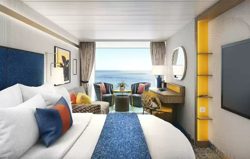 Cabine spacieuse Infinite avec balcon avec vue sur l'océan