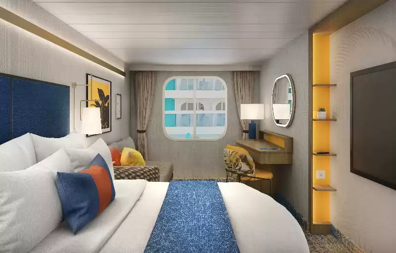 Cabine familiale intérieure avec vue sur Surfside