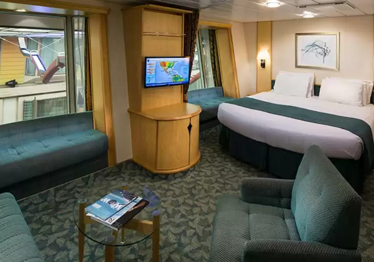 Cabine intérieure spacieuse avec vue sur la promenade