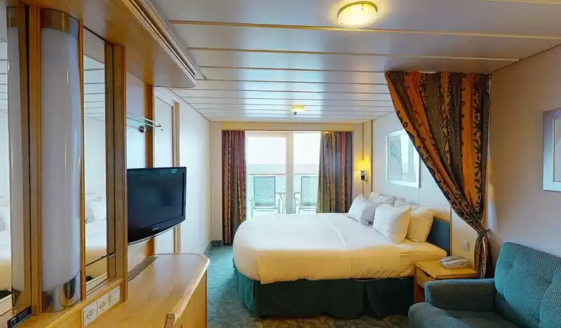 Cabine spacieuse avec vue sur la mer et balcon sunset