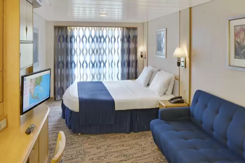 Cabine spacieuse avec vue sur la mer et balcon sunset