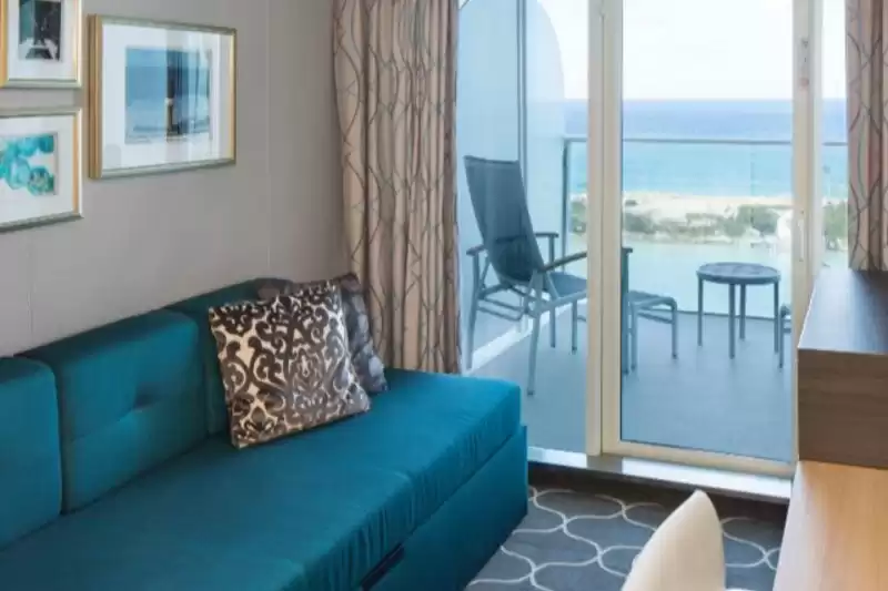 Cabine avec vue sur la mer et balcon