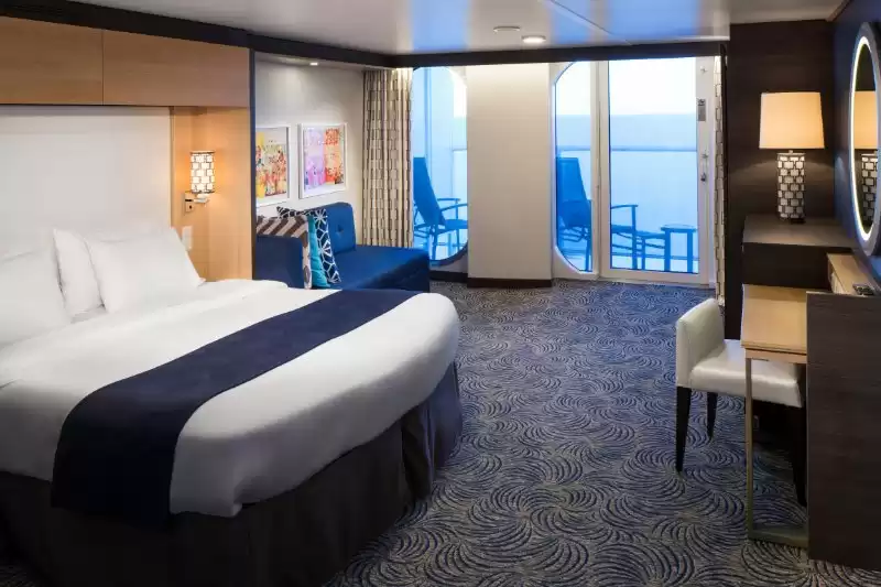 Cabine avec vue sur la mer et grand balcon