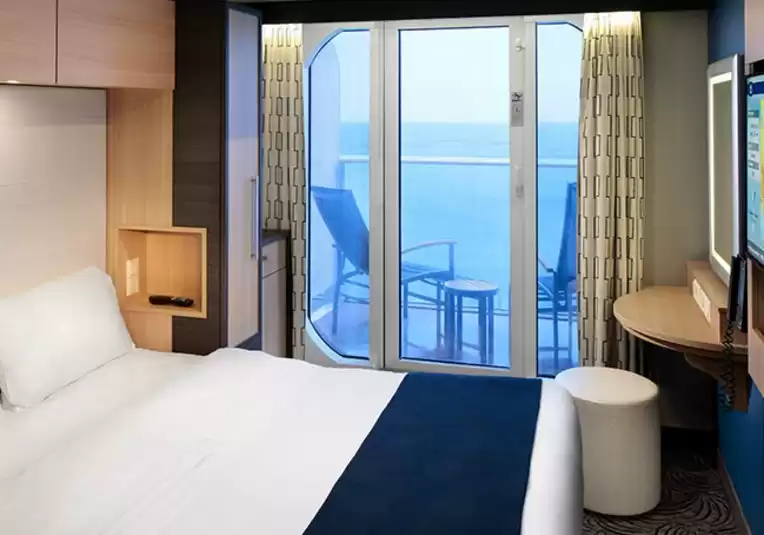 Cabine studio avec vue sur la mer et balcon