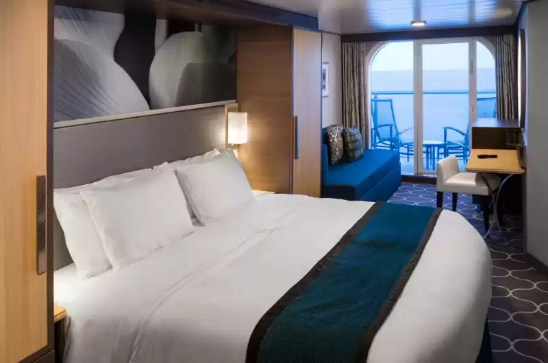Cabine avec vue sur la mer et balcon