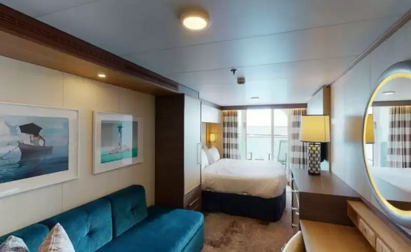 Cabine avec vue sur la mer et balcon