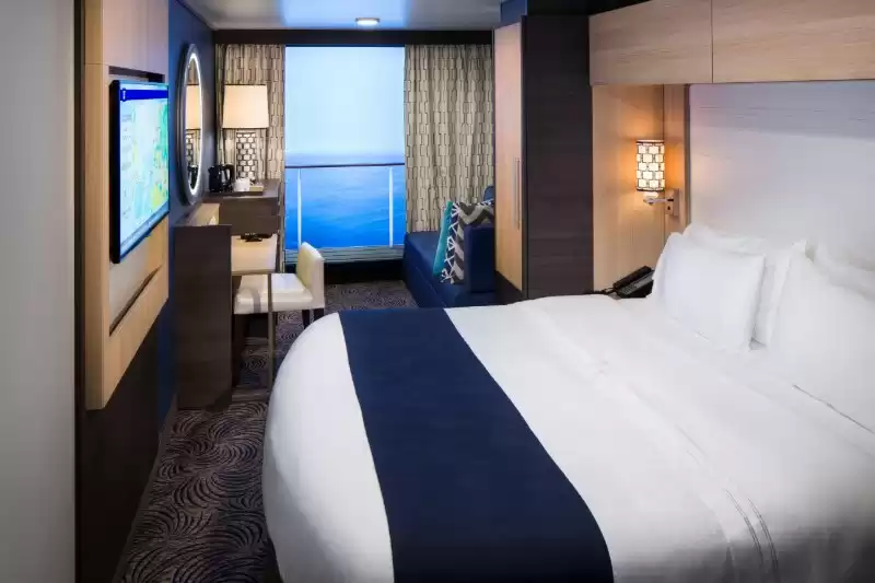 Cabine communicante avec vue sur la mer et balcon