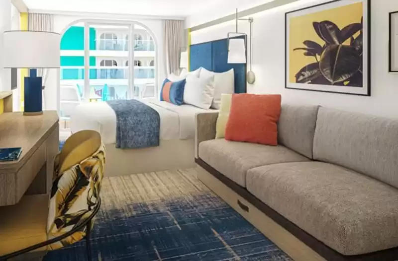 Cabine balcon familiale vue sur Surfside